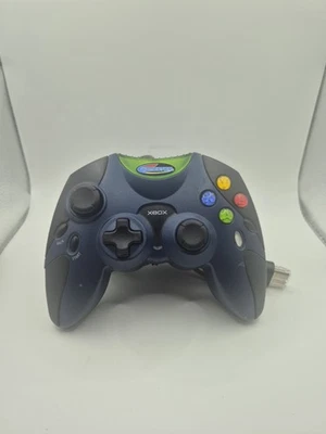 Controller for Xbox Black/Blue Gamester by Radica - TESTED - Image 1 of 4