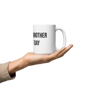 No Golf Day White Glossy Coffee Mug - Picture 1 of 5