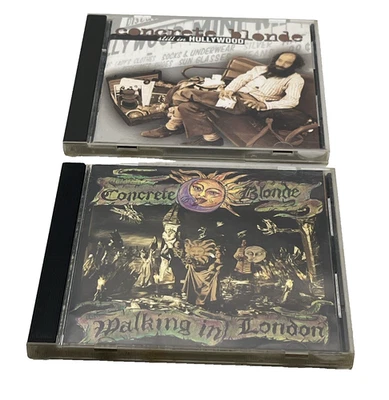 Concrete Blond 2 CD Lot - Still In Hollywood- Walking In London Foto 1 de 4