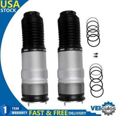 For BMW 7 Series F01 F02 F03 F04 07-15 Rear Air Suspension Shock Absorber Pair - Image 1 of 4