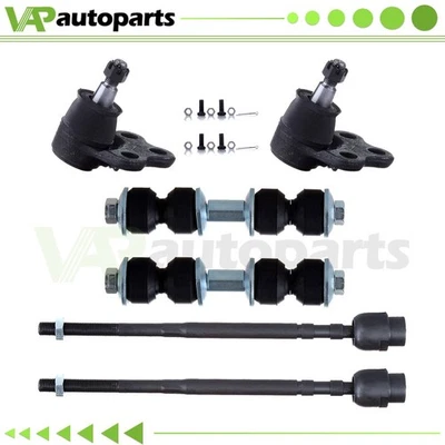 Fit For 2001-05 PONTIAC AZTEK Set of 6Pcs Lower Ball Joint Sway Bar Steering Kit - Image 1 of 4