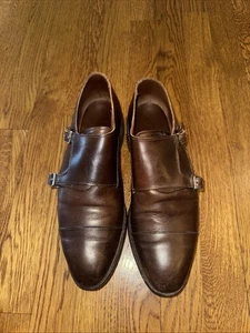 Allen Edmonds Mora 2.0 Double Monk Strap Brown Leather 2989 Shoes Size 9 1/2 - Bild 1 von 7