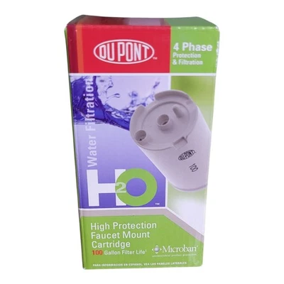 DuPont High Protection 100 Gallon Faucet Mount Water Filter Cartridge NEW SEALED - Image 1 of 4