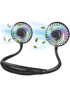 Neck Fan, Hand Free Portable Neck Fans For Women, Kids, and Men, 3 Speed Adju... - Picture 1 of 6