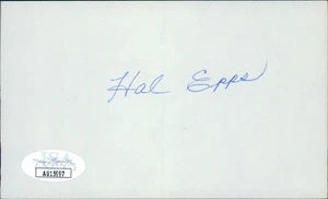 Hal Epps St. Louis Cardinals Signed 3x5 Index Card JSA Authenticated - Picture 1 of 2