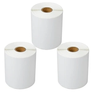 Etiquetas térmicas directas 3 rollos 4" x 6" 250P/rollo para Zebra TLP LP2844 ZP450 Eltron - Imagen 1 de 24