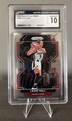 Lexie Hull 2022 Panini Prizm WNBA #186 RC CGC 10 Gem MT - Low CGC/PSA Gem Rate! - Image 1 of 3