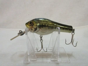 Vintage Bagley Small Fry LB4 Little Bass On White - Picture 1 of 4