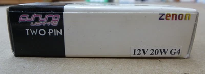 4 Pack of Futura #58661 20 Watt 12 Volt T3 2-Pin Xenon Light Bulbs W/ G4 Base - Image 1 of 3