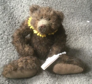 "SUNNY" / BESSIE BEARS / HAND MADE PLUSH TEDDY BEAR / 1 of 1 LIMITED / xv - Picture 1 of 4