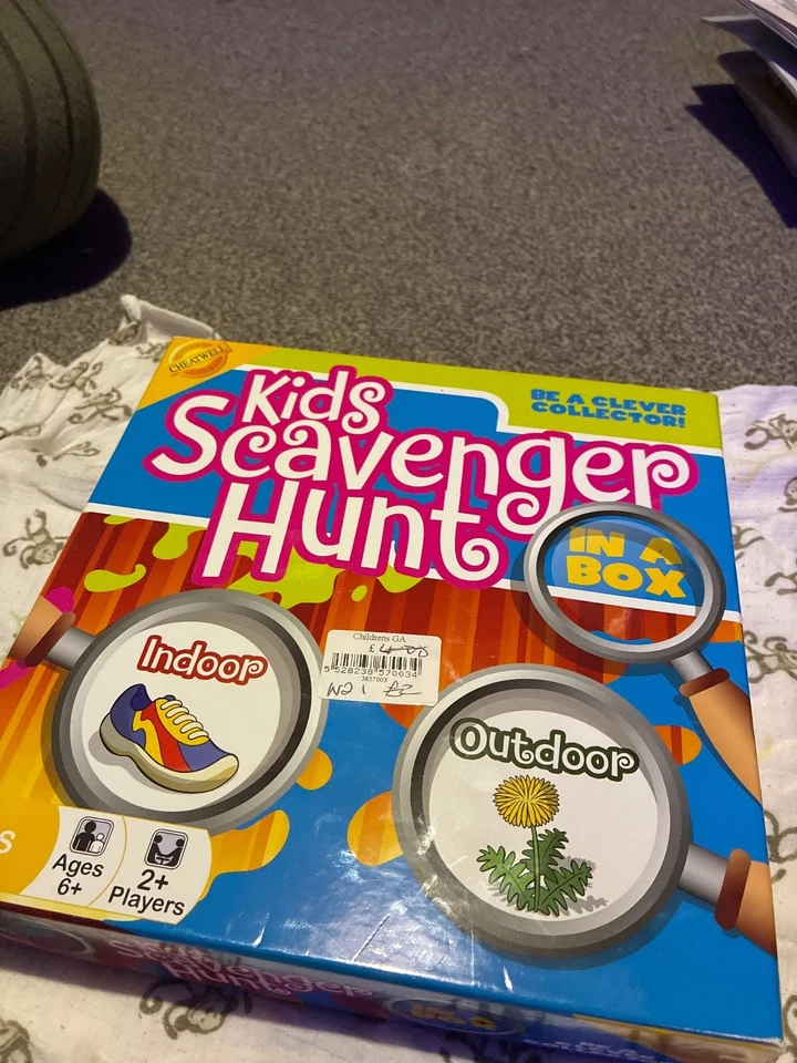 CHEATWELL Kids Scavenger Hunt In A Box Game Indoor Outdoor Ages 6+ - Image 1 of 1