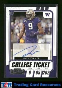 2021 Panini Contenders Draft Picks #211 Joe Tryon Auto - Picture 1 of 2