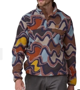 Patagonia Synchilla Snap-T Fleece Pullover: Currents Dulse Mauve Sz L - Picture 1 of 19