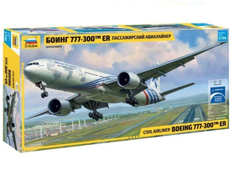 ZVEZDA Avion civil BOEING 777-300 ER - 1/144 - ZVEZDA 7012 - Photo 1/1