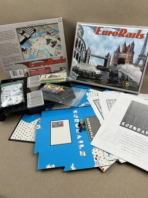 Mayfair Eurorails 3rd Ed Complete Board Game 457 Vintage 2002 Train Europe Clean - Image 1 of 4