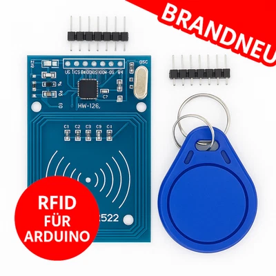 RFID RC522 Modul Leser Writer IC Card SPI Reader NFC Arduino MFRC-522 Kit - Bild 1 von 4