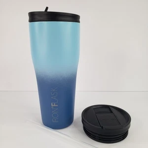 IRON °FLASK Rover Tumbler 32oz Blue Waves Vakuumisoliert 2 Deckel 2 Strohhalme Hydrat - Bild 1 von 14