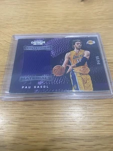 2012-13 Panini Contenders Pau Gasol Jersey/99 Jumbo #35 Materials GAME WORN USED - Bild 1 von 1