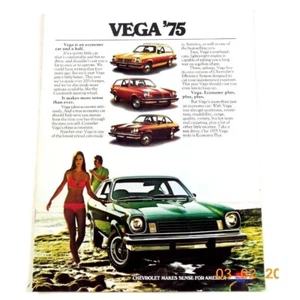 Chevrolet 1975 New Vega Sales Brochure Direct From Dealer Collection - Picture 1 of 5
