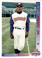 1998 Lancaster Jethawks Grandstand #6 Cirilo Cruz Jr Arroyo Puerto Rico PR Card