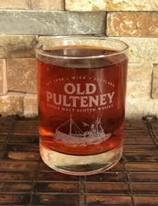 OLD PULTENEY Collectible Whiskey Glass 8 Oz - Picture 1 of 1