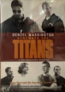 Remember The Titans Brand New Sealed DVD Denzel Washington Region 4 - Picture 1 of 3