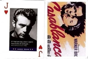 JAMES DEAN CARTA DA GIOCO PIATNIK SERIE MOVIE STARS PLAYING CARDS NUOVA - Picture 1 of 1