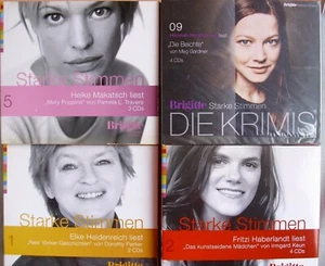 4 x Starke Stimmen aus der Hörbuchreihe- zus.13 CDs- lesen - Picture 1 of 1