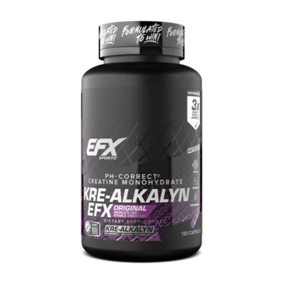 EFX SPORTS KRE ALKALYN PH-Correct Creatine Monohydrate 60 Servings 120 Capsules - Image 1 of 2