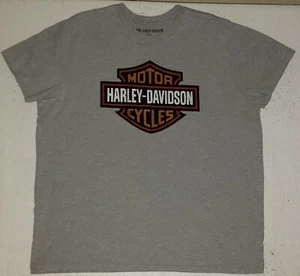 T-shirt grigia HARLEY DAVIDSON moto taglia slim 2XL - Foto 1 di 4