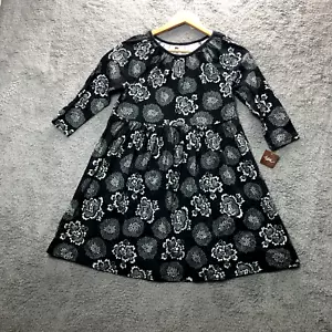 Abito con gonna a più livelli blu con fiori Collezione tè per ragazze taglia 12 - Foto 1 di 8