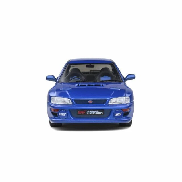 Solido Impreza 22B 1:18 Voiture en Moulé Sous Pression - Bleu Sonique (S1807401)
