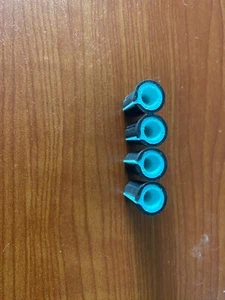 Peavey Mixer / Amplifier Knobs Light Blue x 4 - Picture 1 of 8