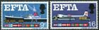 UK 1967 - SG 715-716   EFTA  - will combine post 1.75