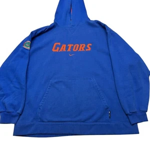 Vintage Y2K Florida Gators Nike Sweatshirt Mens XXL Hoodie Blue - Picture 1 of 17