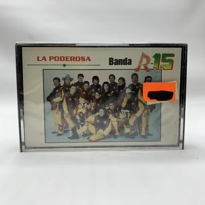 Banda Arkangel R-15 Cassette La Poderosa 1996 Fonovisa Cumbias R15 Rare New - Image 1 of 3