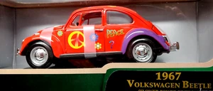 Road Signature DELUXE EDITION 1:18 1967 Volkswagen Beetle Flower Power Edition! - Picture 1 of 16