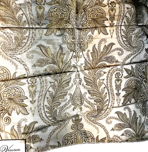 Vervain 100% Silk Floral Designer Fabric Sample Classic Elegant Pastel 26" NWT - Picture 1 of 7