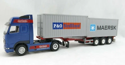 Conrad 46124/01 VOLVO FH16 4x2 truck 3axle Nooteboom Container Flexitraiter 1:50 - Image 1 of 4