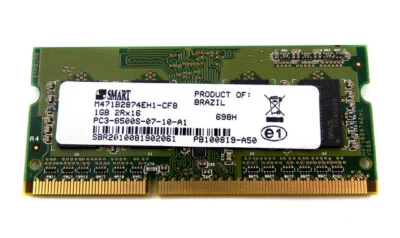 Smart 1GB DDR3 PC3-8500 SODIMM Memory Module M471B2874EH1-CF8 - Image 1 of 2