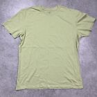 Mens Banana Republic Fitted Crew Neck Green Tshirt Cotton Size L