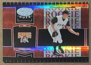 2004 Leaf Certified Cuts Marble Red Mike Johnston Rookie /100 Pirates #285