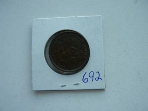 VINTAGE ORIGINAL CANADA COIN PRE-CONFEDERATION 1856 HALF PENNY NOVA SCOTIA NO692 - Picture 1 of 4