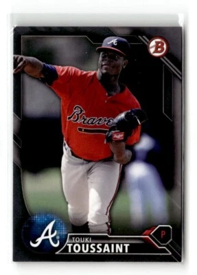 2016 Bowman Black /499 #BD-177 Touki Toussaint  - Image 1 of 2