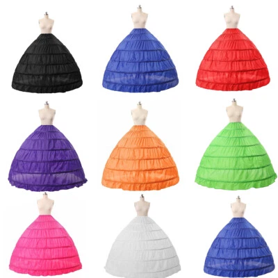 Reifrock Petticoat Unterrock Gr.32-54,6 Ringe weiß schwarz mit/ohne Tüll Lafairy - Bild 1 von 4