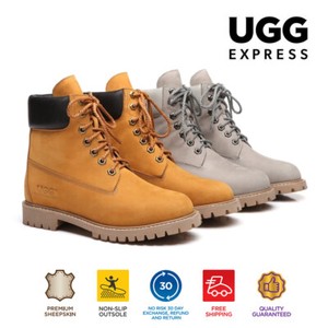 tan suede work boots