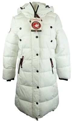 Chaqueta acolchada larga Canada Weather Gear para mujer Foto 1 de 4