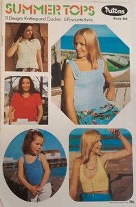 Patons Knitting & Crochet Book 462 Summer Tops - Picture 1 of 10