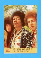 CANTANTI 68 - Panini 1968 - figure sticker - no. 212 - JIMI HENDRIX - rec