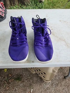 Size 14 - Nike Hyperdunk X Purple White - Picture 1 of 5